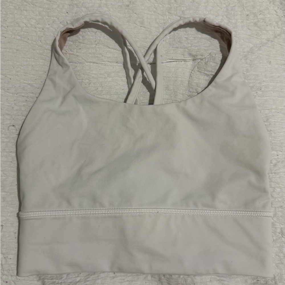 Lululemon Athletica White Sports Bra